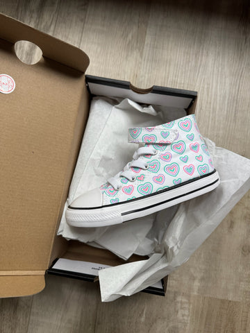 Converse Heart Shoes - NEW