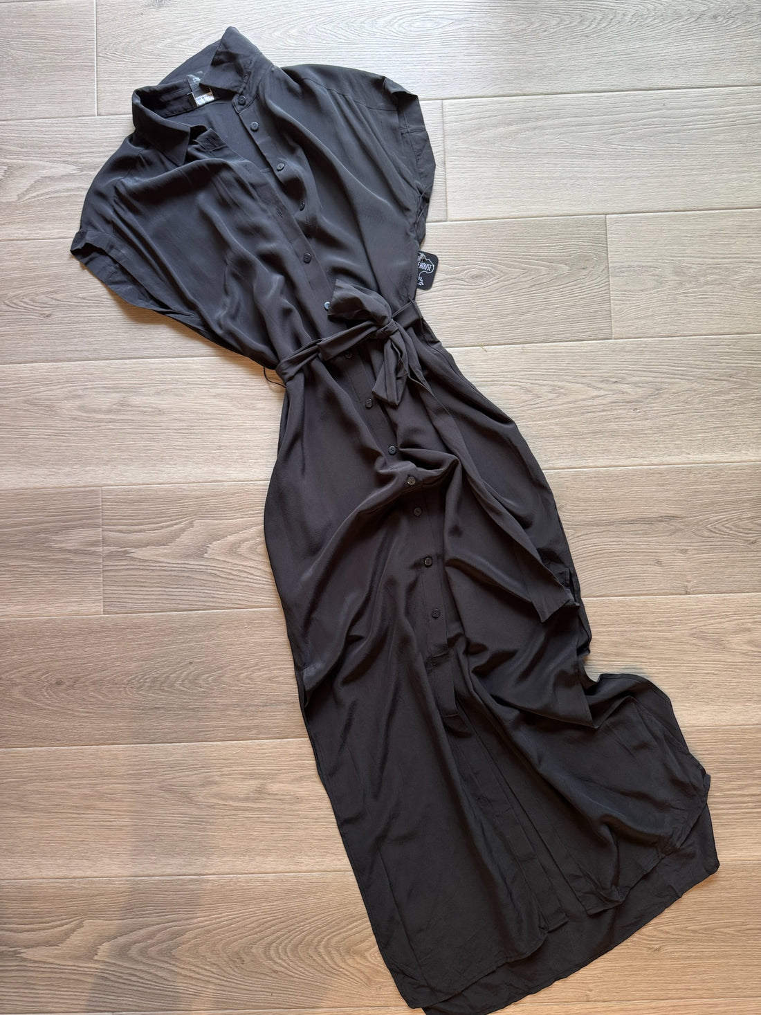 Club Monaco Black Silk Dress