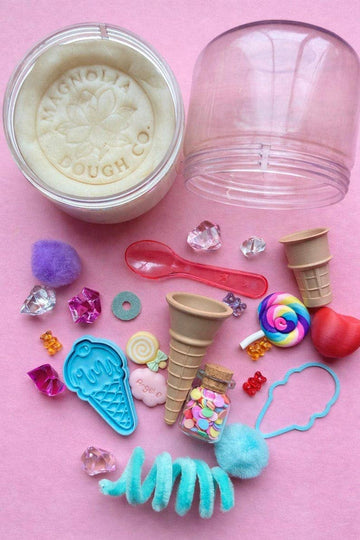 Kids Sensory Play Dough Jar | Ice Cream Shop Toy