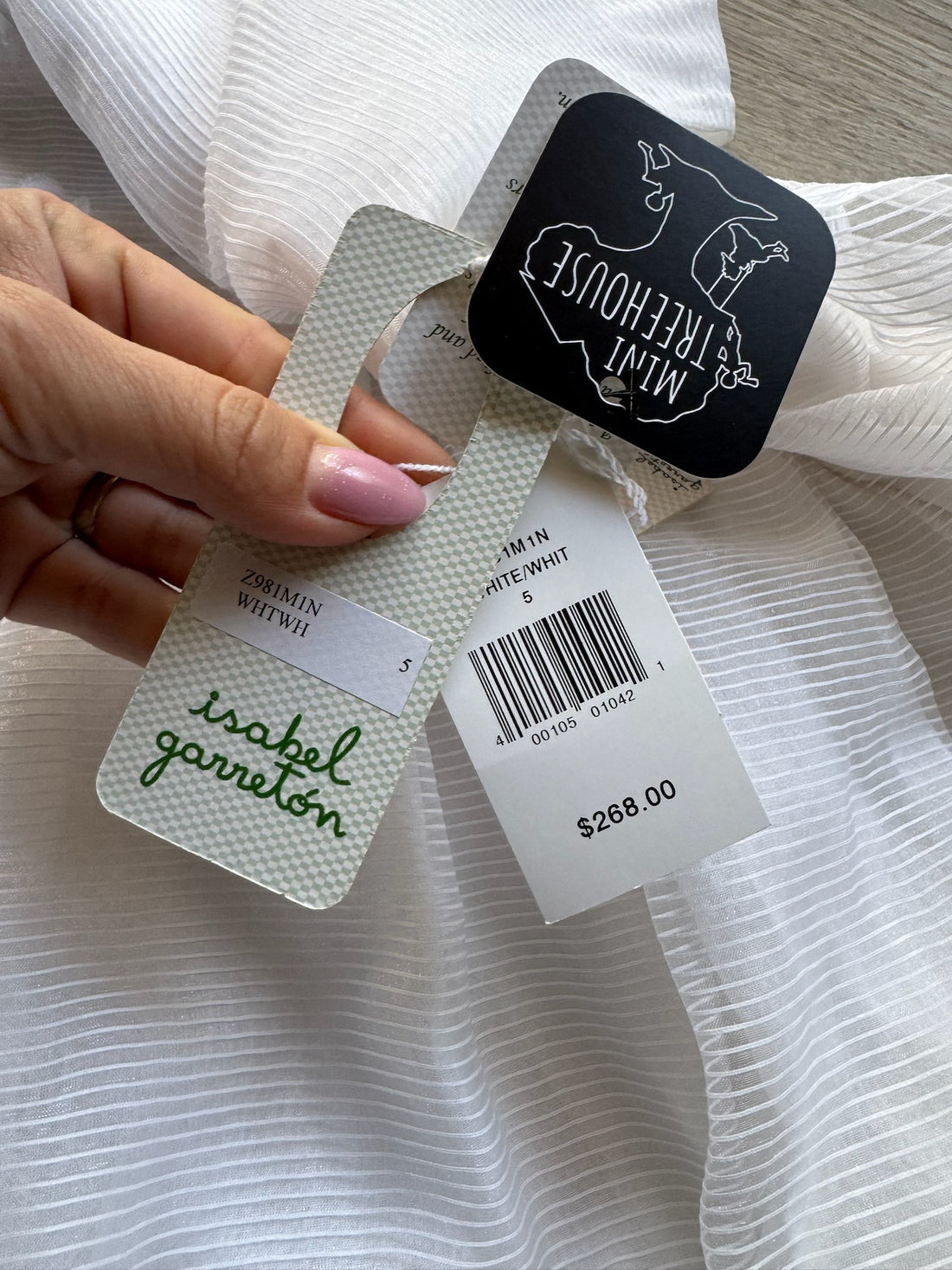 Isabel Garreton White Dress - NEW