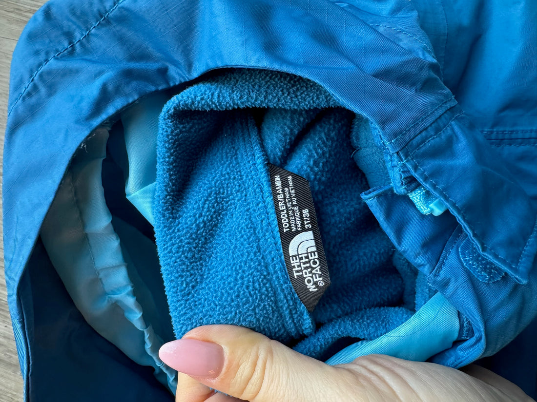 North Face Blue 2 pc Coat