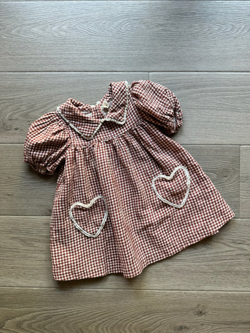 Quincy Mae Checkered Dress