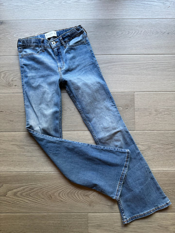 Abercrombie Kids High Rise Flare Jeans