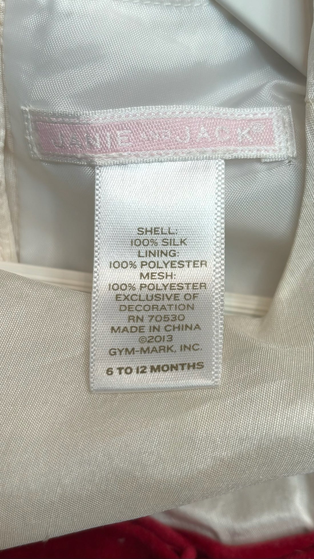 Janie & Jack Silk Rose Dress