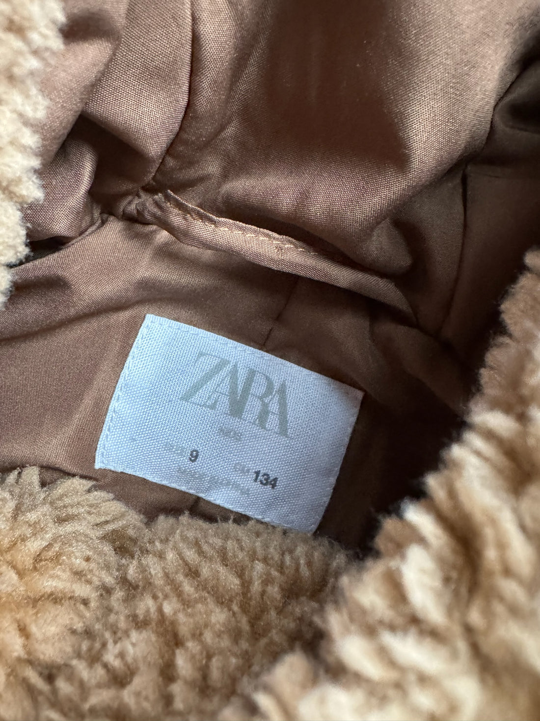 Zara Brown Sherpa Jacket