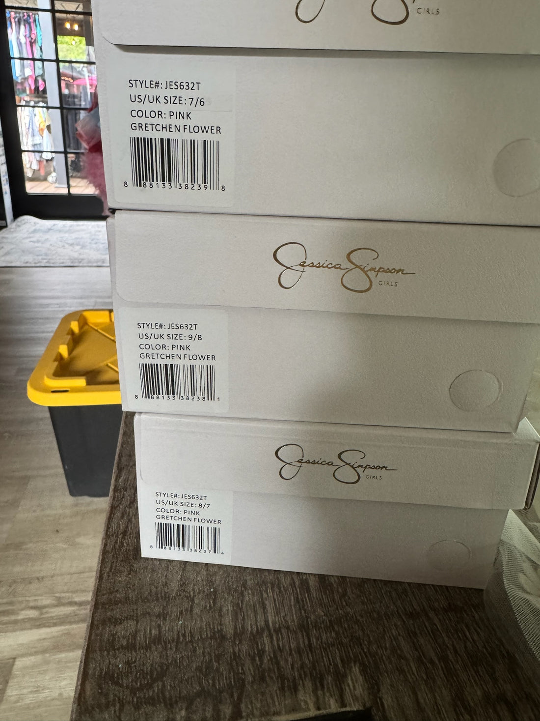 Jessica Simpson Pink Glitter Shoes