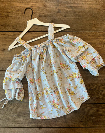 Speechless Cold Shoulder Floral Top