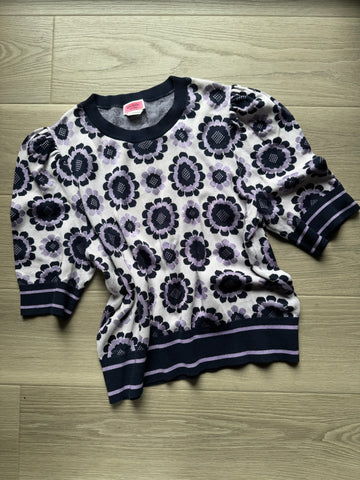Kate Spade Navy Floral Top - W