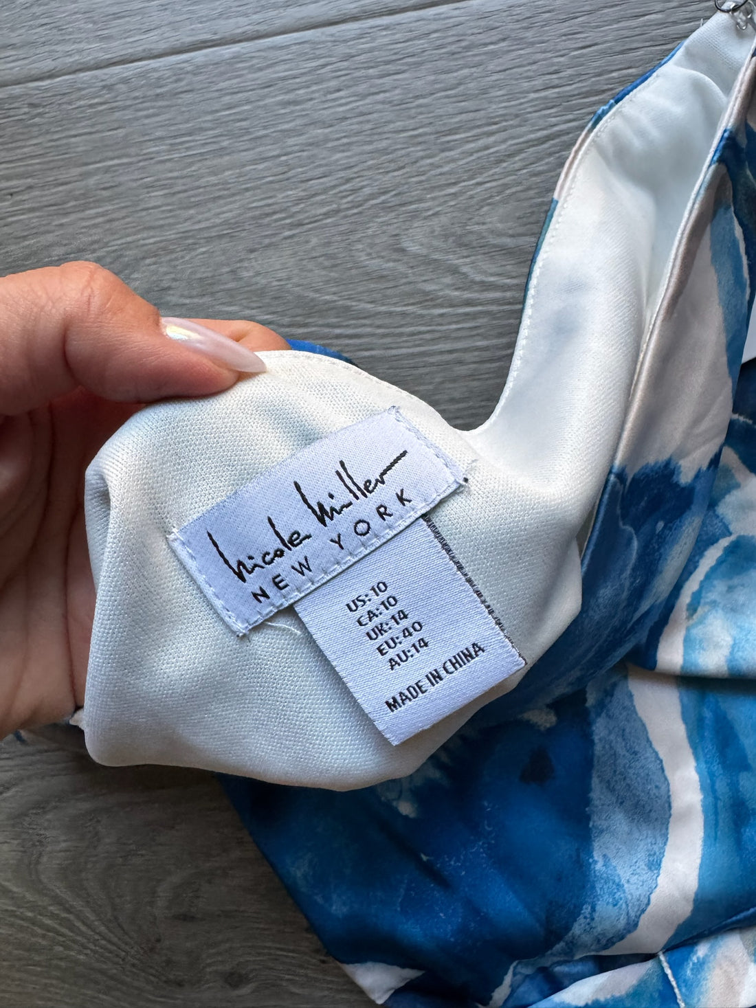 Nicole Miller Blue Dress - NEW