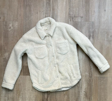 Treasure & Bond White Sherpa Jacket