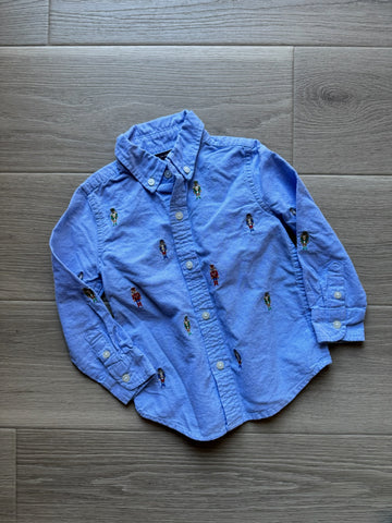 Janie & Jack Nutcracker Button Down