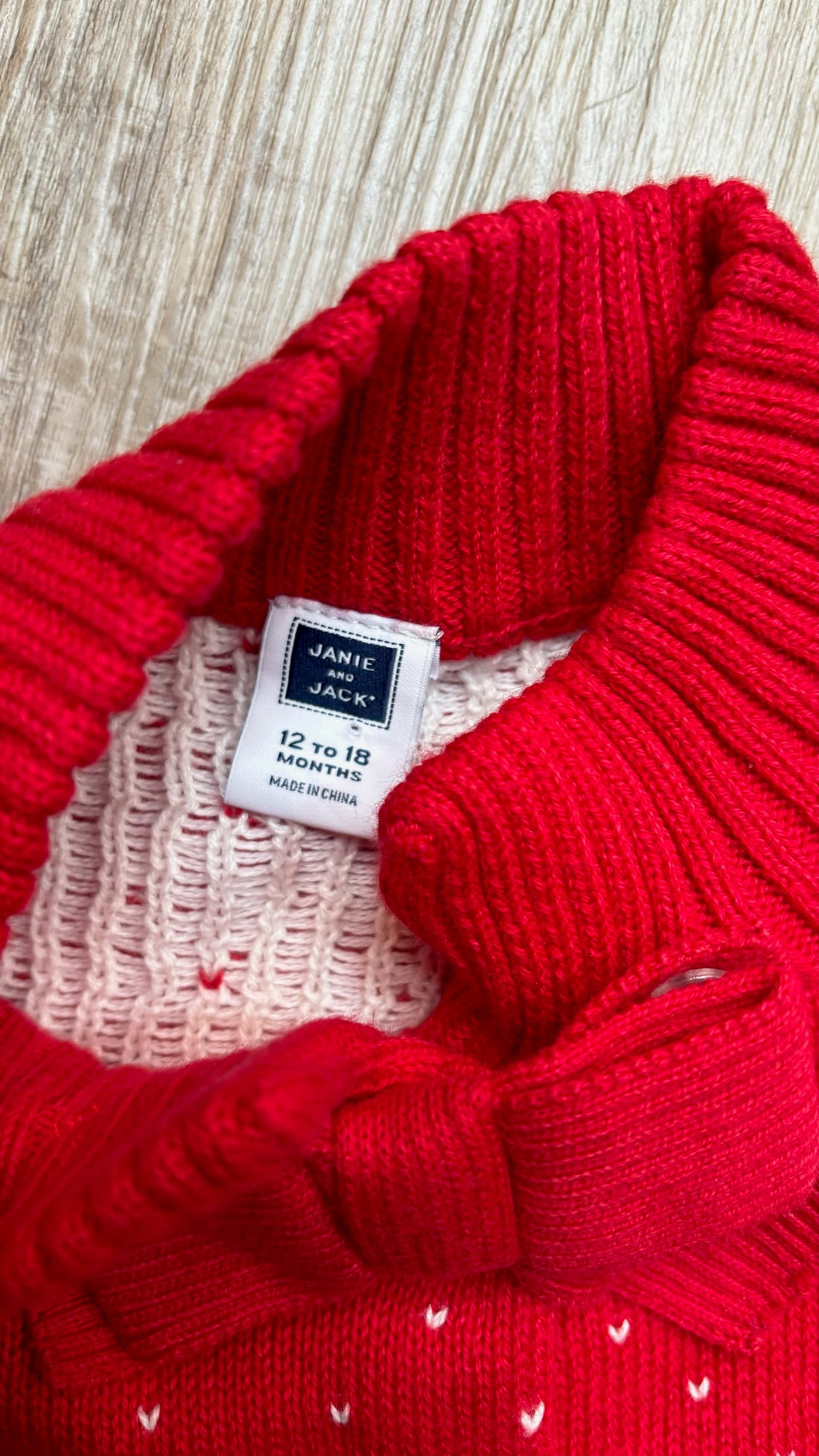 Janie & Jack Red Poncho