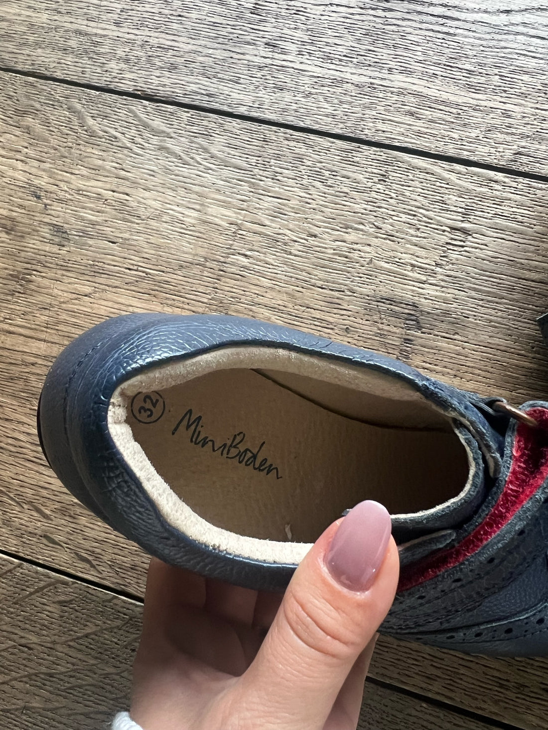 Mini Boden Navy Shoes