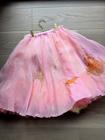 Nina Hovnanian Hand Painted Tulle Skirt