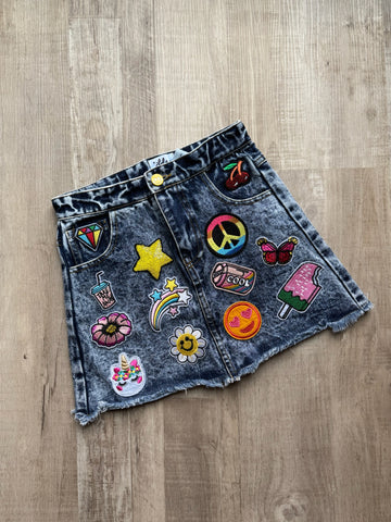 Lola & The Boys Denim Skirt