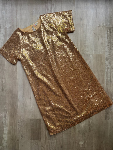 CrewCuts Gold Sequin Dress