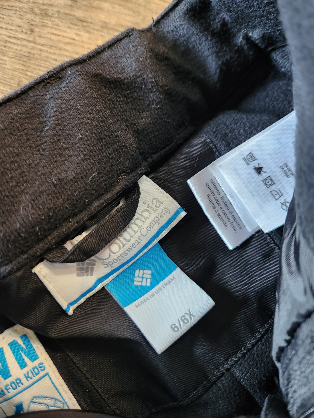 Columbia Black Snow Pants