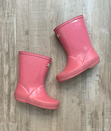 Hunter Pink Boots - AS IS