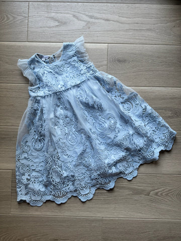 Pippa & Julie Blue Lace Dress