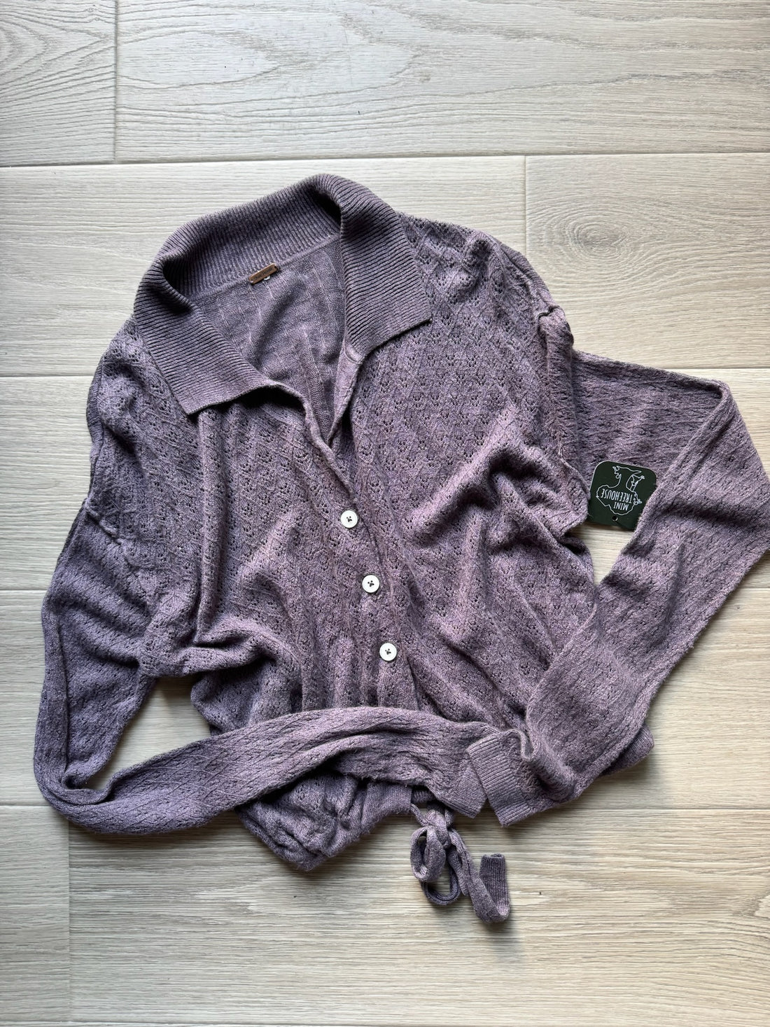 Free People Betty Knit Tie-Front Top