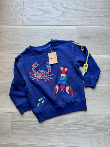 Boden Blue Crab Pullover - NEW