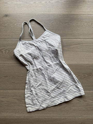 Lulu Grey Striped Tank