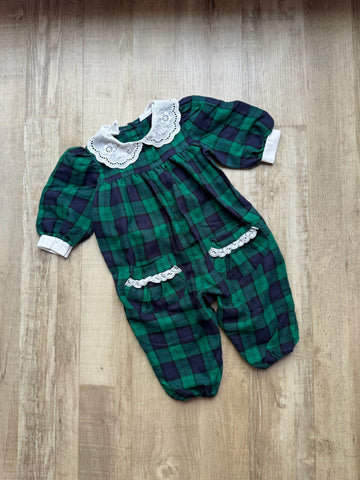 Vintage Green Romper