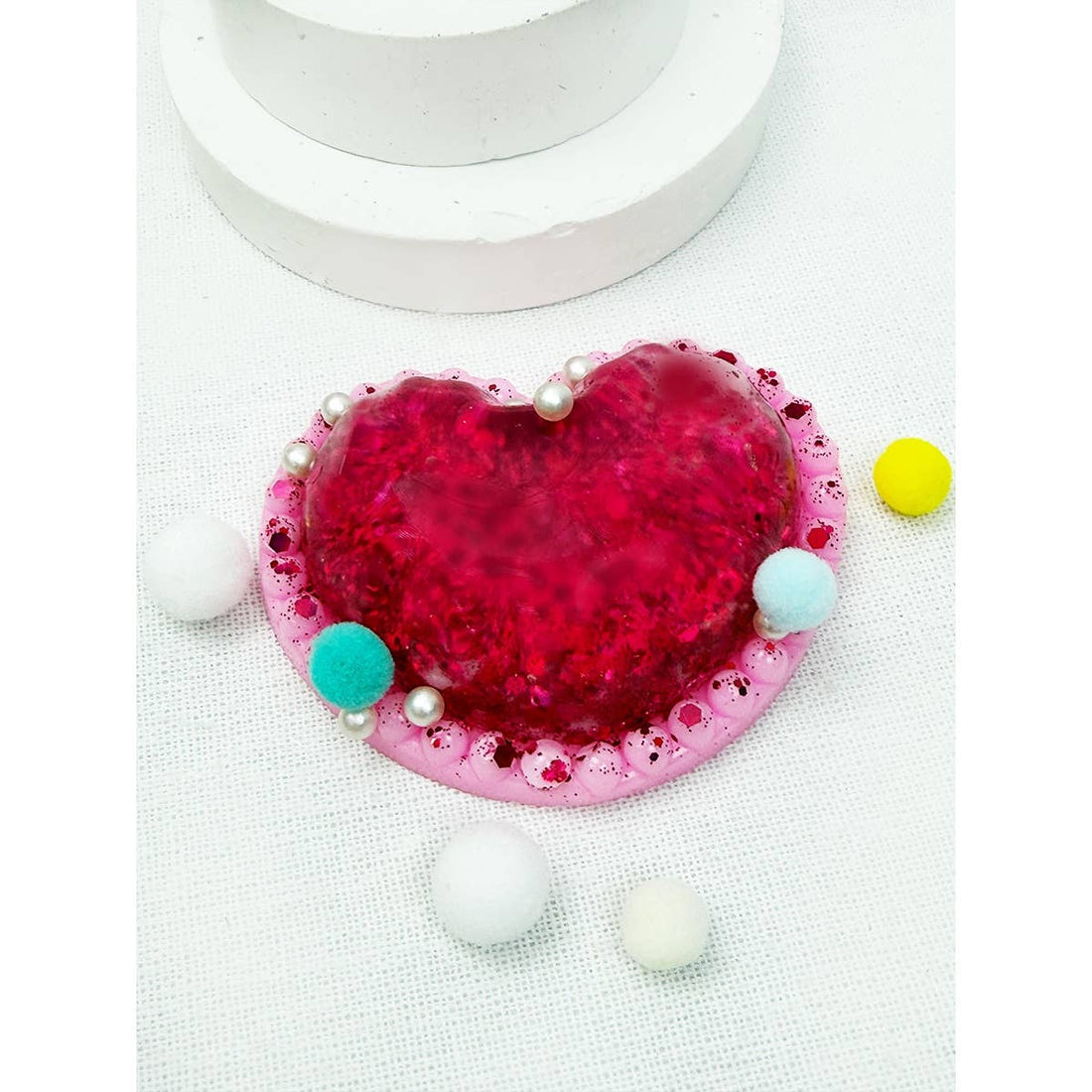 Sweet Heart Pinch Squishy Toy
