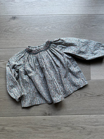 Bonpoint Floral Smocked Top