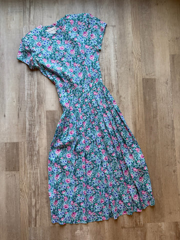 Karin Stevens Vintage Floral Dress