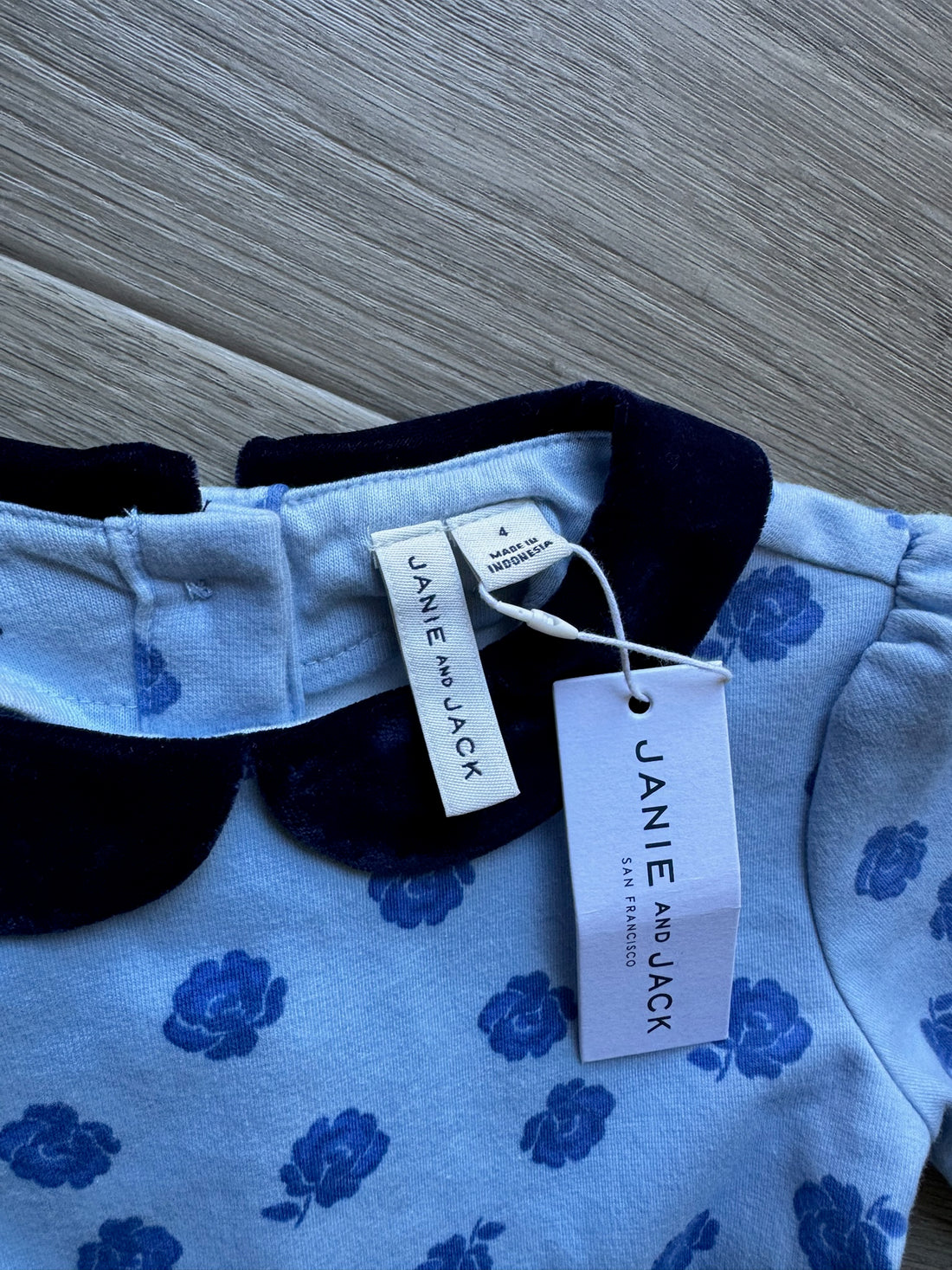 Janie & Jack Blue Floral Dress - NEW