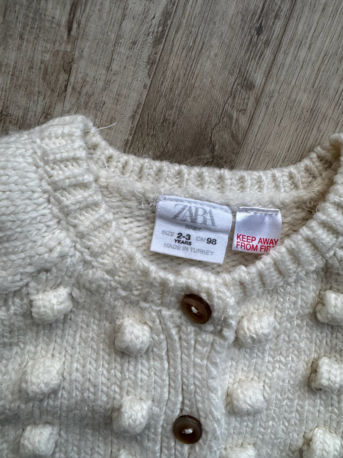 Zara Cream Caridgan