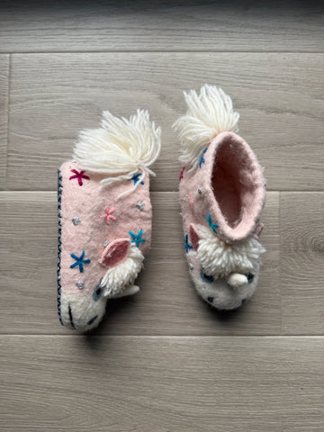 Felt England Unicorn Booties