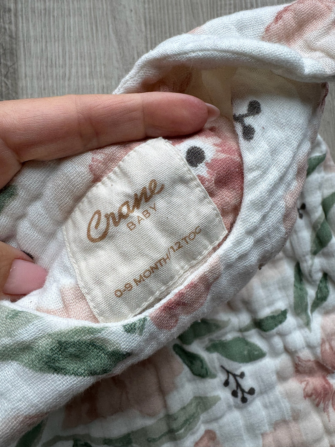Crane Baby Floral Sleep Sack