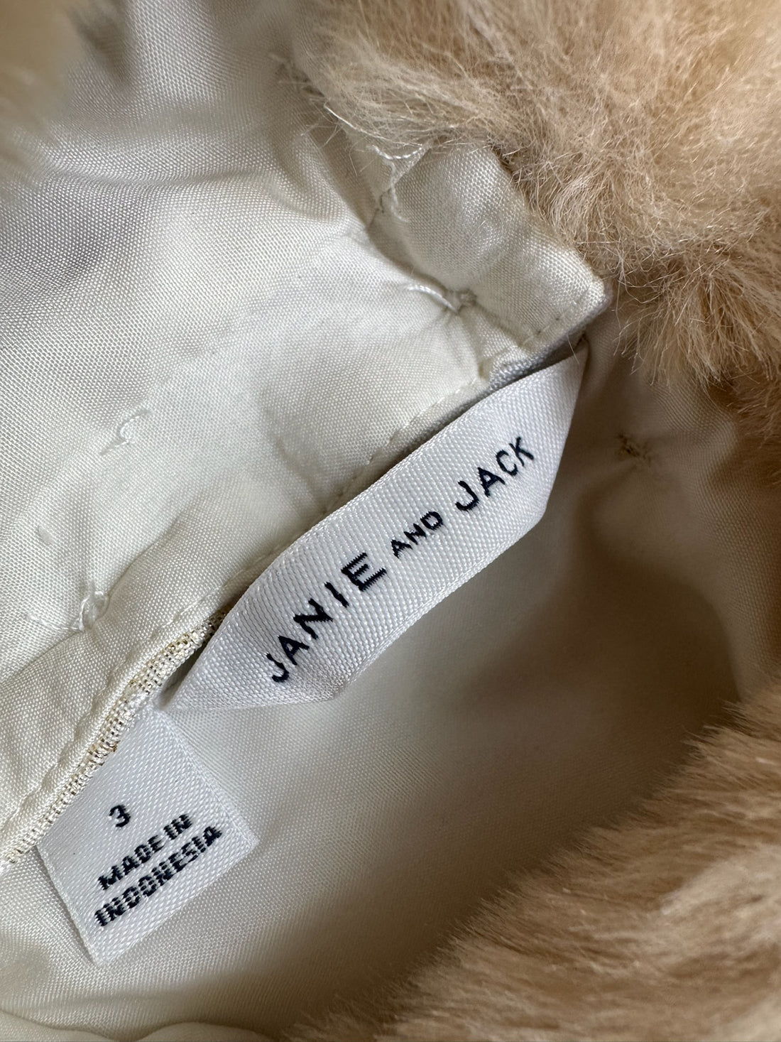 Janie & Jack Cream Lace Dress