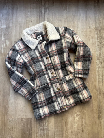 Cotton On Kids Plaid Coat