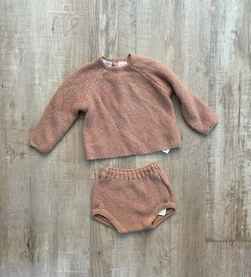 Zara Tan Knit Set
