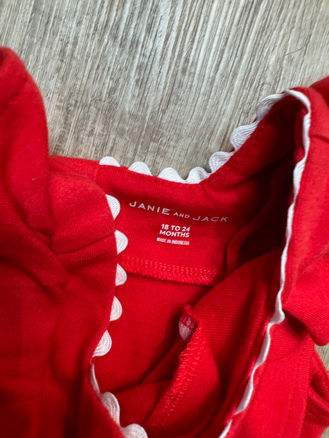 Janie & Jack Red Tank Set