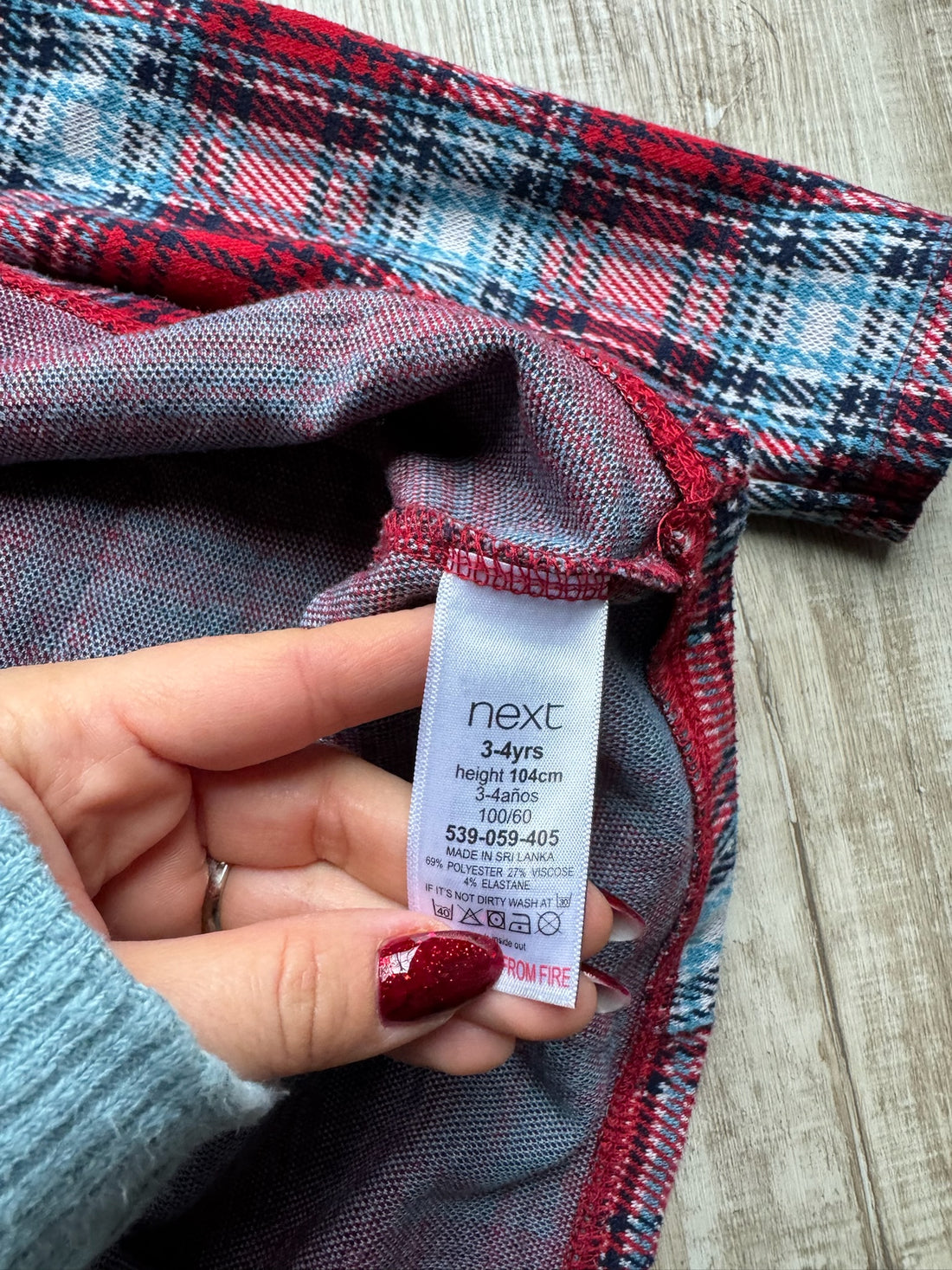 Next Red Plaid Dress