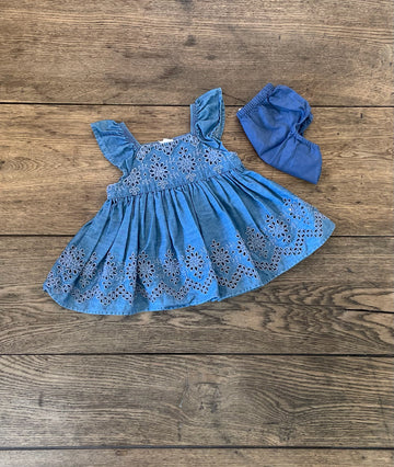 Gap Chambray Eyelet Set