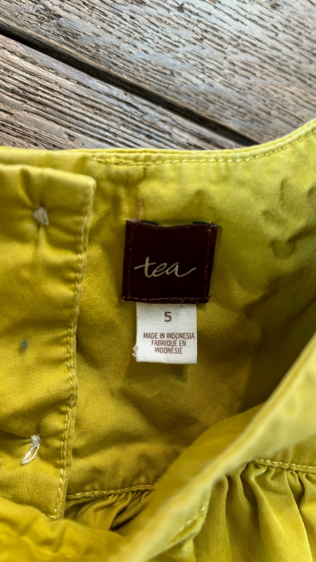Tea Collection Yellow Dress