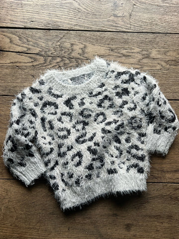Grey Fuzzy Sweater
