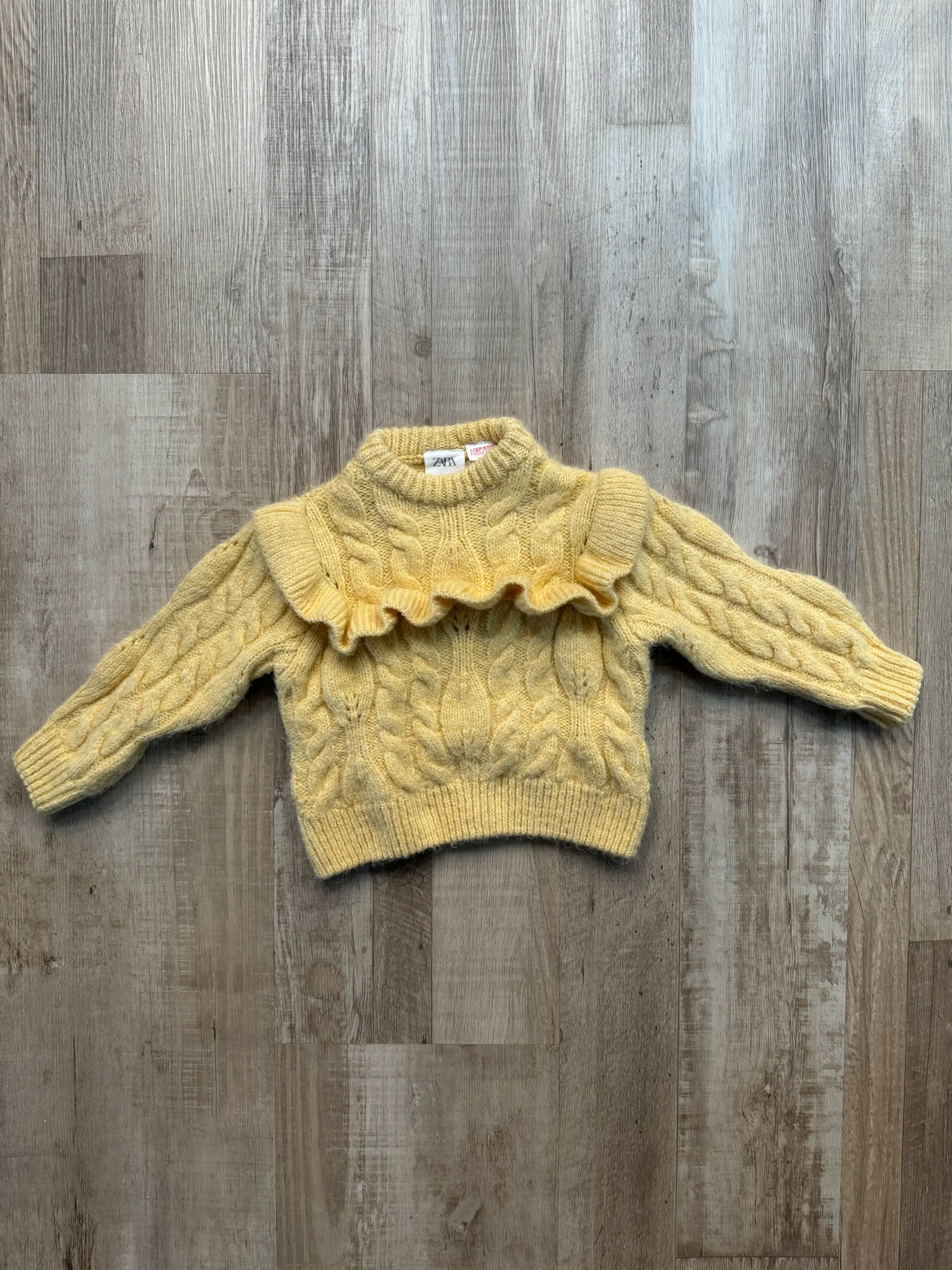 Zara Yellow Knit Sweater