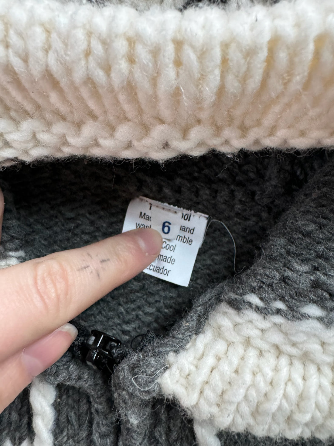 Boutique Grey Fox Wool Cardigan