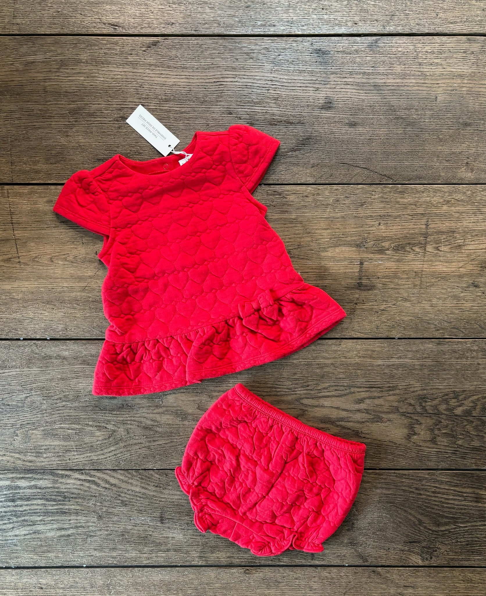 Janie & Jack Red Heart Set - NEW