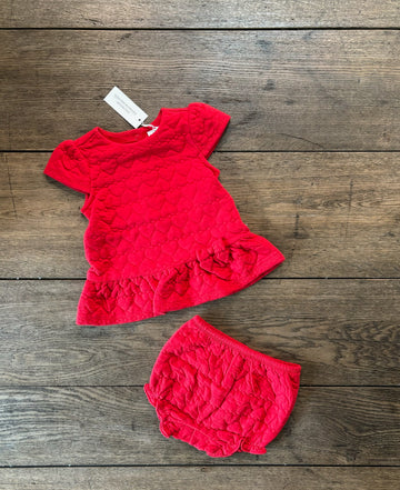 Janie & Jack Red Heart Set - NEW