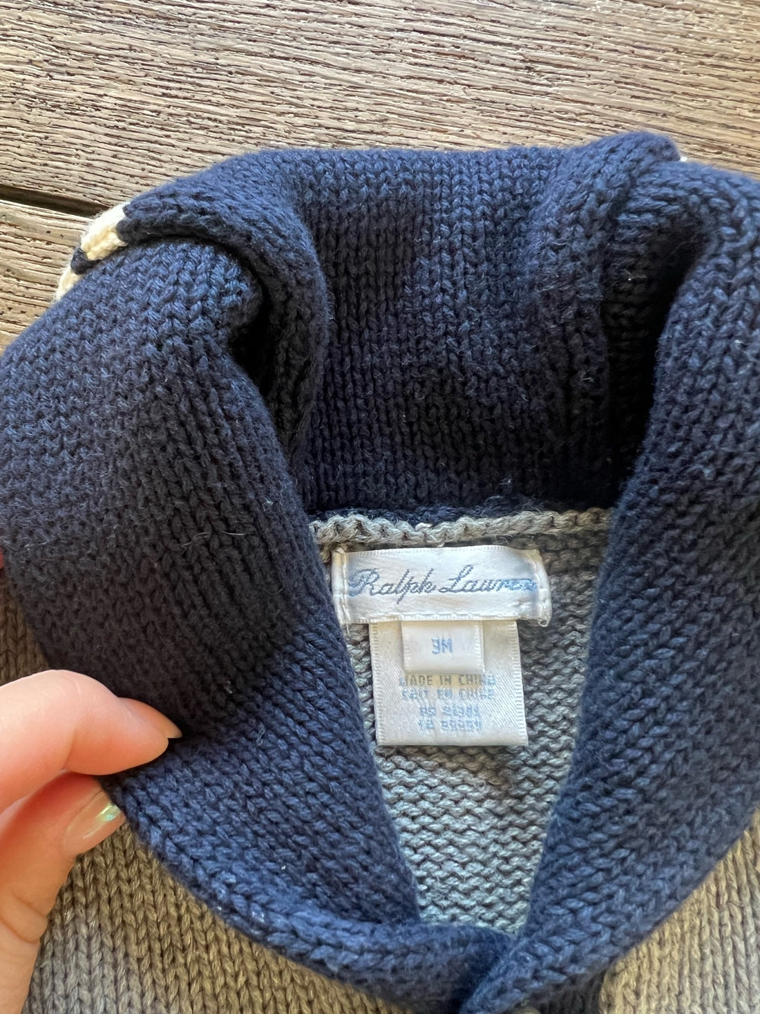 Ralph Lauren Grey Cardigan