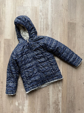 North Face Navy Puffer Coat