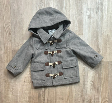 Janie & Jack Grey Wool Coat