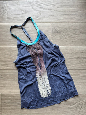 Free People Blue Tank